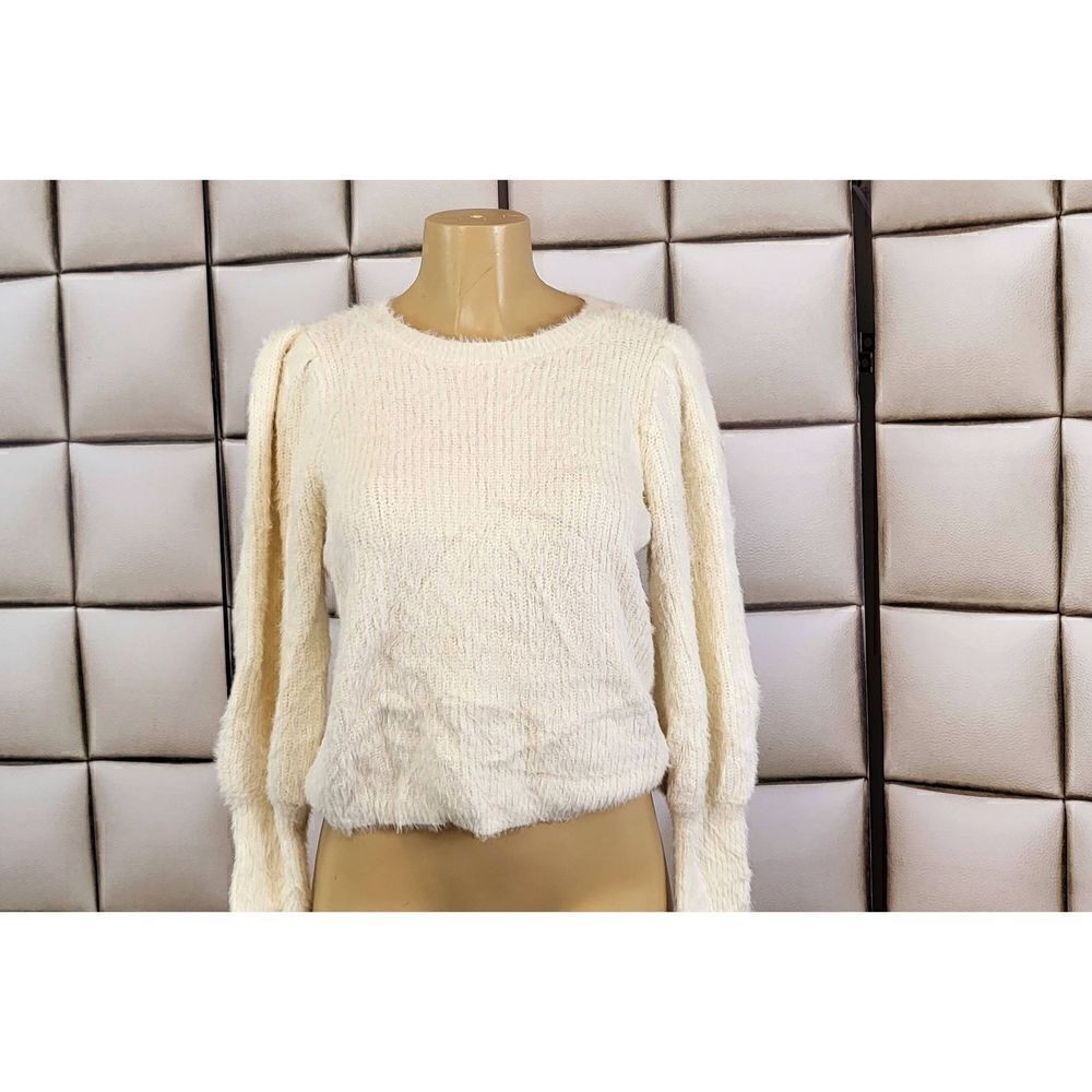 Marled crew neck sweater 